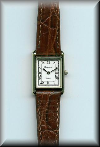 Belair Ladies Gold Tone Tank Style Sport  Watch