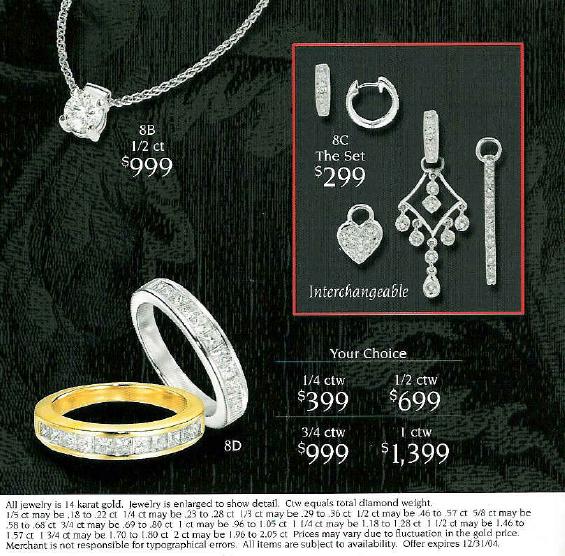 Raymond Jewelers Catalog Back Cover