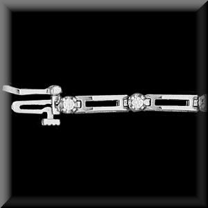 Modern Diamond Tennis Bracelet .75ctw  in 14K White or Yellow Gold