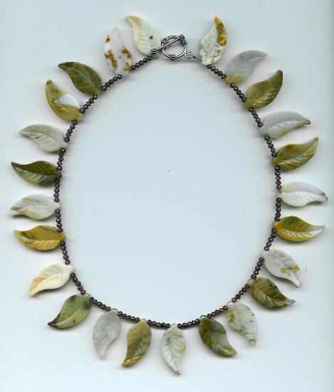 Autumn Elegance Gemstone Bead Necklace a special design by Sarah Ann