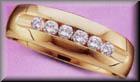 Men's  Comfort Fit Diamond Channel Band
