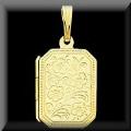 Book Locket in 14K Yellow Gold The Traditional Gold Locket
