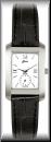 Raymond Jewelers :     High fashion Belair ladies stainless steel rectangle watch comes with a black genuine leather strap.  Made in the USA of Swiss parts and a terrific 3 year warranty.  Quartz accurate movement. Check out  the details.