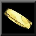  14K Inside Round Comfort Fit Wedding Bands 3 to 8mm for Him and Her