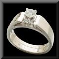 Taylored Platinum and Diamond Engagement Ring Bridal Set