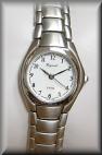 Raymond Jewelers :   to Specials! Sturdy,  stainless steel ladies round sports  watch, stainless steel bracelet  with the full 3 year manufacturers warranty. Made by Belair in the USA of Swiss parts with a Raymond Jewelers dial. Free Engraving on the back. One left!   Reg. Price $181.50 Closeout Sale Price $119.00