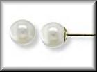 stud pearl earrings