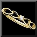 My True Hearts Diamond Promise Ring 14K Yellow or White Gold